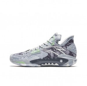 Anta Shock Wave 5 Basketball Shoes Grey | NYZ549731