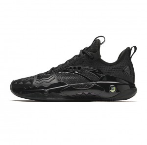 Anta Shock Wave 5 Pro "Black Warrior" Basketball Shoes Balck | QWO529647