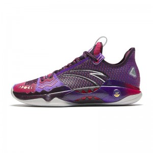 Anta Shock Wave 5 Pro "THE MOON" Basketball Shoes Dark Grey | XZE574290