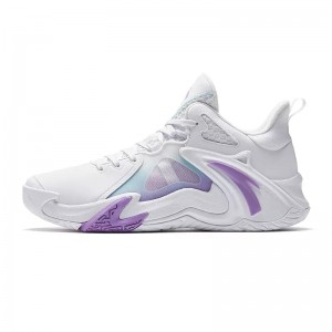 Anta Airspace 4.0 Summer Basketball Shoes White / Purple | ENO406581