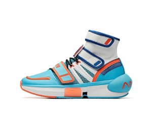 Anta Dragon Ball Super Basketball Shoes Blue / White | YPL413025