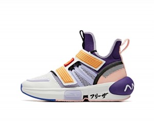 Anta Dragon Ball Super "Frieza" Basketball Shoes White / Purple | SWN582163