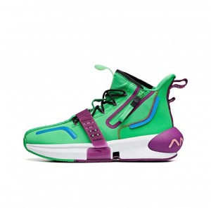 Anta Dragon Ball Super “Piccolo” Basketball Shoes Green | RUN317698