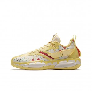 Anta Gordon Hayward GH3 "Pizza" Basketball Shoes Yellow | IEW608931