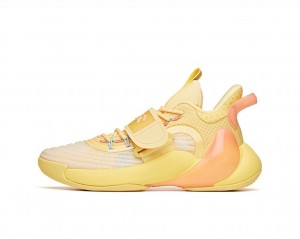 Anta KT Splash 3.0 Low Lemon Grapefruit Basketball Shoes Yellow | SNF257091