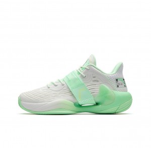 Anta KT Splash 4.0 "Kumquat Lemon" Basketball Shoes White / Green | ZCW291308