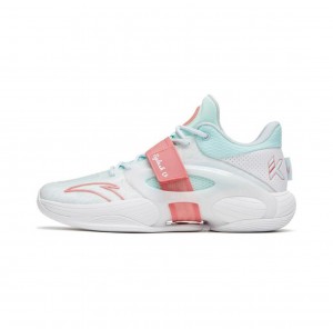 Anta KT Splash 5.0 Basketball Shoes White / Green / Pink | MIZ687035