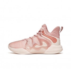 Anta KT “The Mountain 1.0” Low Basketball Shoes Pink | IXL128037