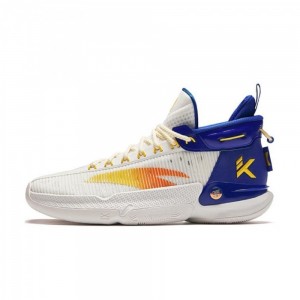 Anta Klay Thompson KT9 Warrior Basketball Shoes White / Purple | OZB829157