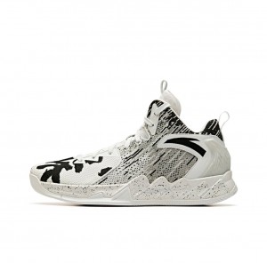 Anta Klay Thompson Kt2 “Ink camouflage” Basketball Shoes White | OCM062197