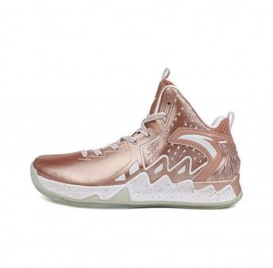 Anta Klay Thompson Kt2 The Finals Basketball Shoes Rose Gold | TKQ953641