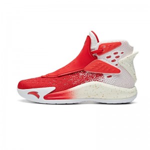 Anta Klay Thompson Kt5 "CNY" Basketball Shoes White / Red | KJM715490