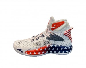 Anta Klay Thompson Kt5 High "Independence Day" Basketball Shoes White / Blue / Red | PTM974358