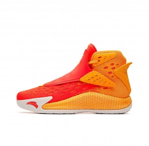 Anta Klay Thompson Kt5 "On Fire" Basketball Shoes Orange / Red | NQV317029