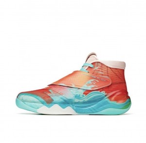 Anta Klay Thompson Kt6 "Koi" Basketball Shoes Turquoise / Red | JKQ160278