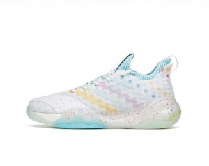 Anta Klay Thompson Kt6 Low "Easter" Basketball Shoes White / Multicolor | GKE174956