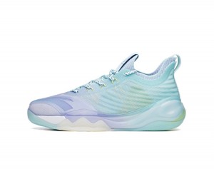 Anta Klay Thompson Kt6 Low "Floating Clouds and Flowing Water" Basketball Shoes Light Blue / Lavender | PHN734092