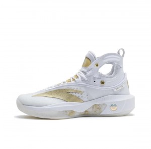 Anta Klay Thompson Kt8 Limited Basketball Shoes White / Gold | KVS278603