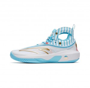 Anta Klay Thompson Kt8 "Sailor Tang" Basketball Shoes White / Blue | LHP783612