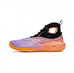 Anta Klay Thompson Kt8 "Sunset Glow" Basketball Shoes Purple / Black | ADX598604