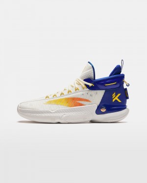 Anta Klay Thompson Kt9 Basketball Shoes White / Blue | XKD918647