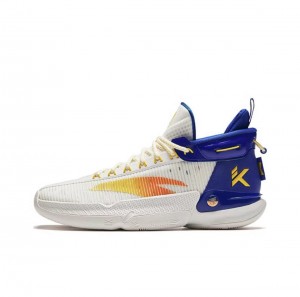 Anta Klay Thompson Kt9 "Warrior" Basketball Shoes White / Blue | ZRC402863