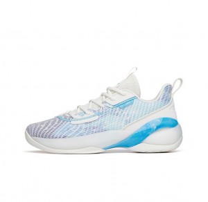 Anta Klay Thompson Light Cavalry 7 Basketball Shoes White / Blue | ZYU159240