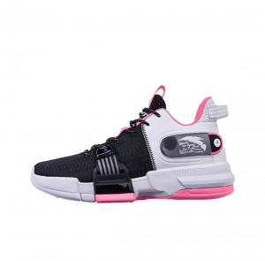 Anta Light Crazy 2 Basketball Shoes Black / Pink / White | EBQ075432