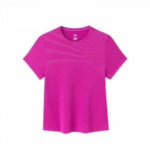 Anta Running T-shirt Purple | QWK483072