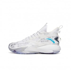 Anta Shock The Game 5.0 Crazy Tide 3.0 High Basketball Shoes White | XAN819256