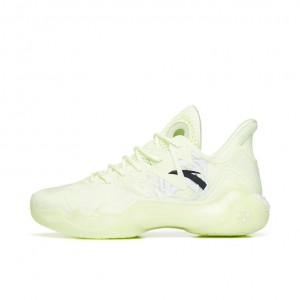 Anta Shock Wave 4 Basketball Shoes Light Green | ZEI469215