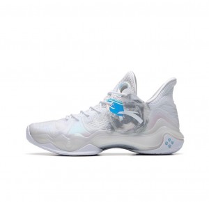 Anta Shock Wave 4 Basketball Shoes White | BMU207351