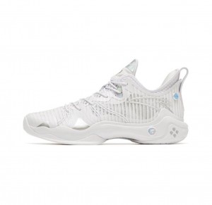 Anta Shock Wave 4 Pro Basketball Shoes White | TQO278349