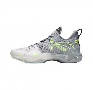 Anta Shock Wave 4 Pro Basketball Shoes Grey | YEP524639