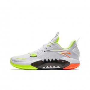 Anta Shock Wave 5 TD Basketball Shoes White / Green | ANL072541