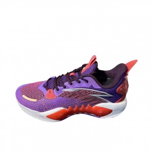 Anta Shock Wave 5 TD V2 Basketball Shoes Purple | CGU713264