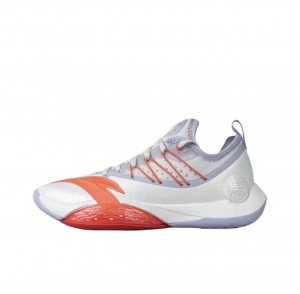 Anta Skyline 2 Basketball Shoes White / Orange | CUR952614