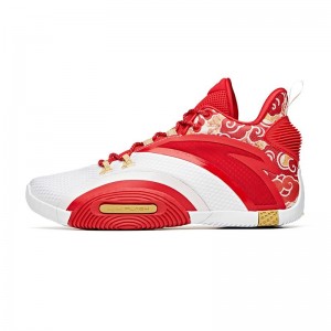 Anta UFO Celestial Body 3.0 Basketball Shoes White / Red | KMQ201463