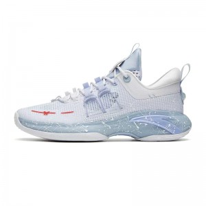 Anta Z-UP1 Low All Round "Christmas" Basketball Shoes Light Blue | CDL849075