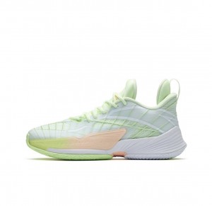 Anta Bai Jingting x Anta Light Crazy 3 "Candy apples" Basketball Shoes Green / White | PWV415239