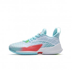 Anta Bai Jingting x Anta Light Crazy 3 "Mints" Basketball Shoes White / Blue | KPR298536