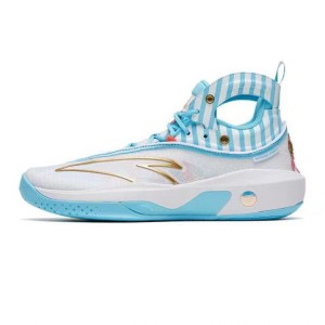 Anta Klay Thompson KT8 "Sailor" Basketball Shoes White / Blue | HEN591368