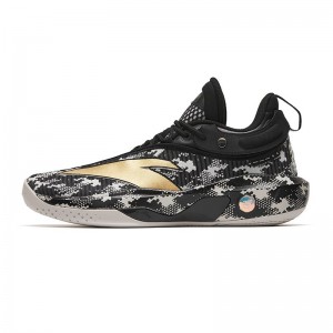 Anta Klay Thompson KT8 "Veterans Day" Basketball Shoes Black / White | JIB308674