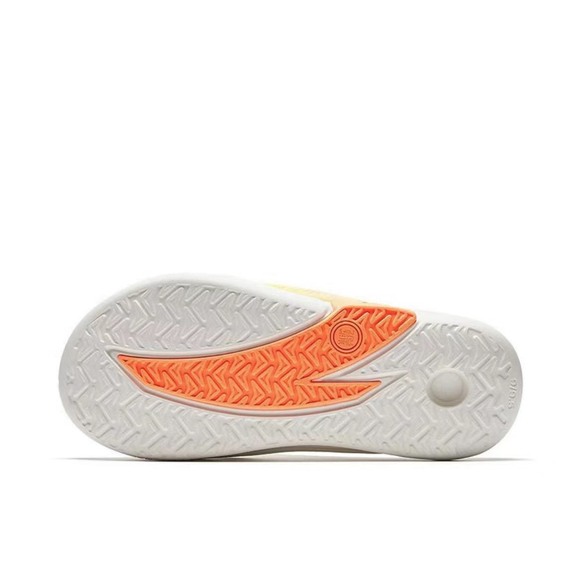 Anta Bubble Slides White / Orange / Green | ZSE523089