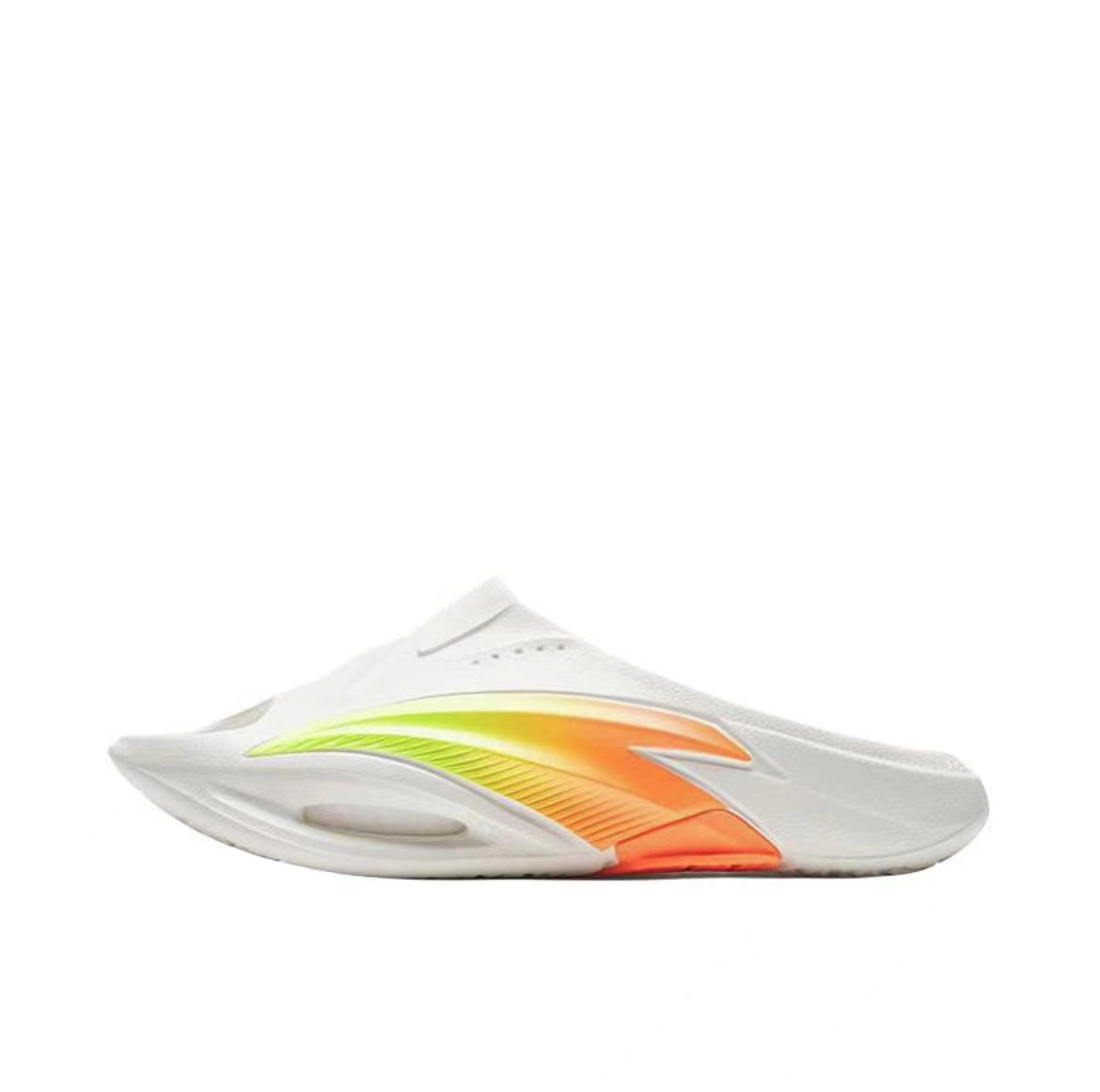 Anta Bubble Slides White / Orange / Green | ZSE523089