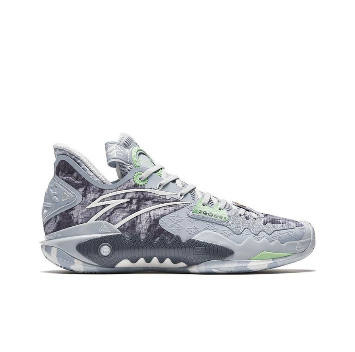 Anta Shock Wave 5 Basketball Shoes Grey | NYZ549731