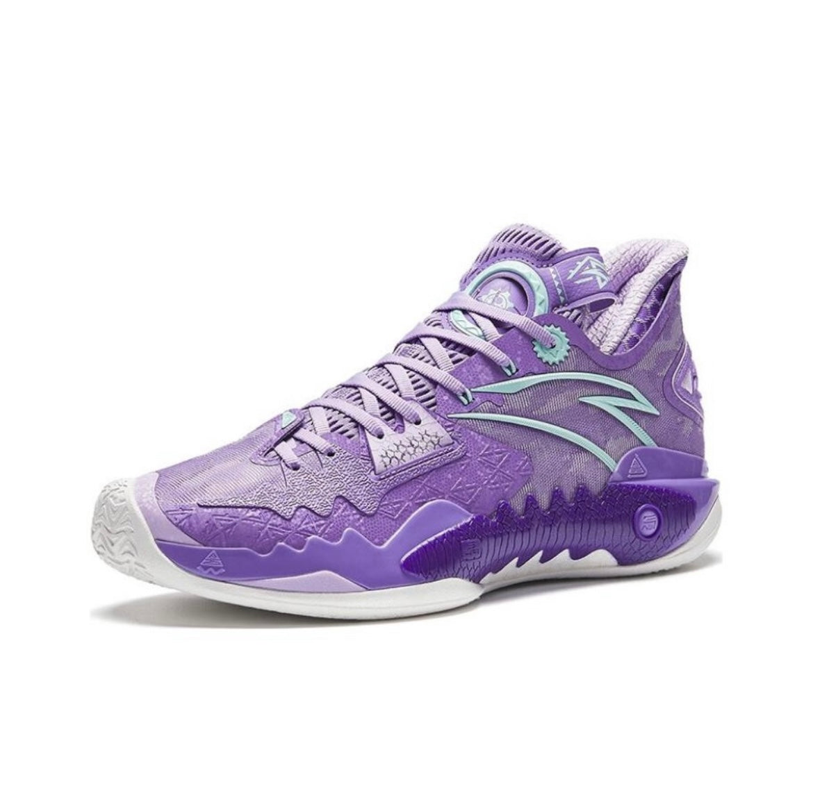 Anta Shock Wave 5 Basketball Shoes Purple | WXR573496