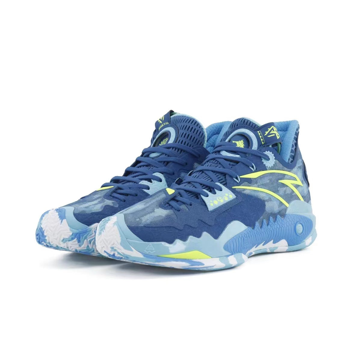 Anta Shock Wave 5 Basketball Shoes Blue | XUG146879