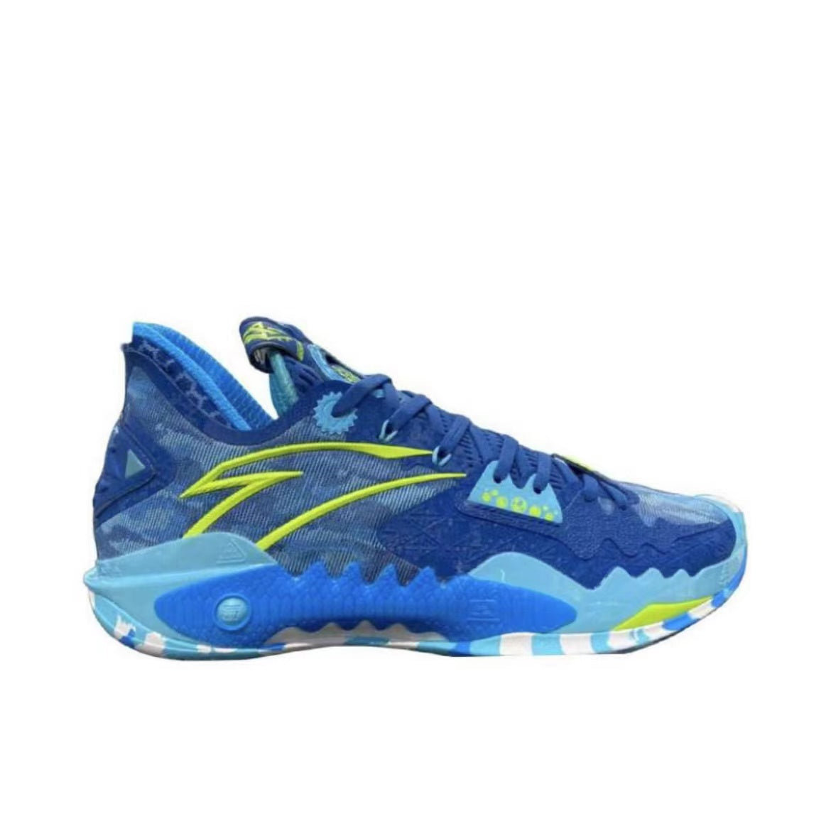 Anta Shock Wave 5 Basketball Shoes Blue | XUG146879