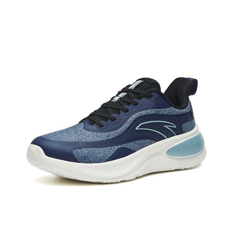 Anta A-FLOW Running Shoes Blue / Black | PAU081759